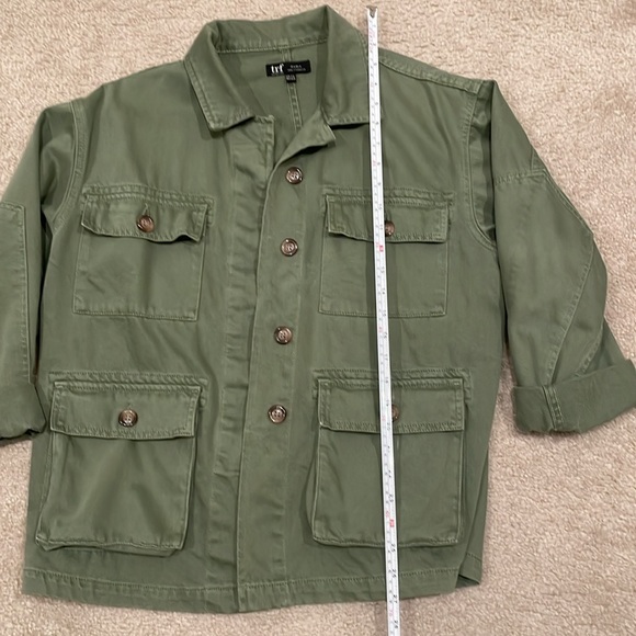 Zara trf women jacket green size s/m - Picture 5 of 9